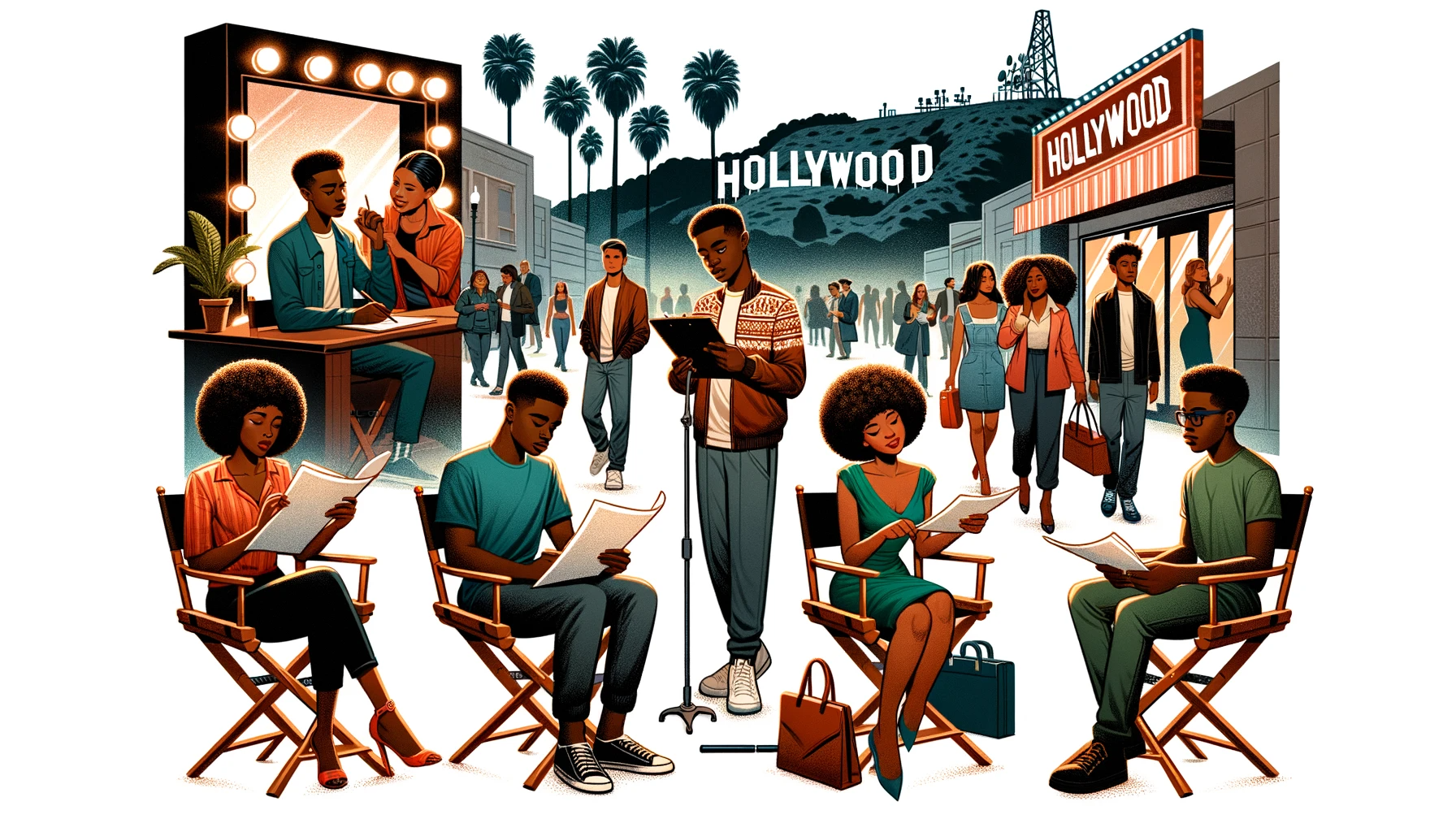 Young black actors making it in hollywood