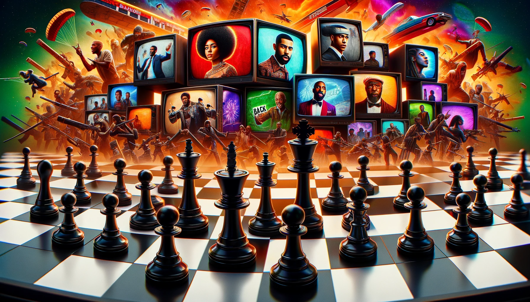 The chess board for black audiences and black content.